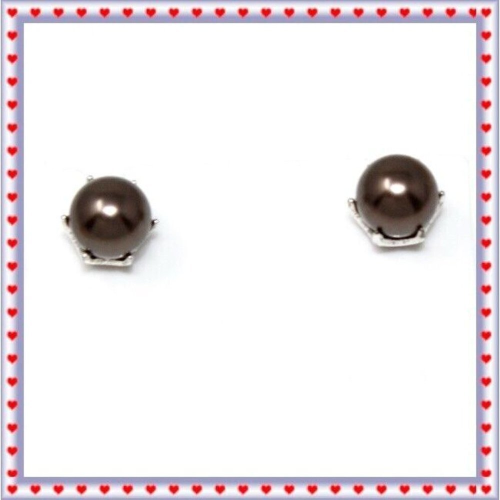 Brighton Silver Bead Post Earrings